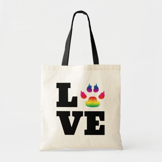 Regenboogpag Tote Bag (Voorkant)