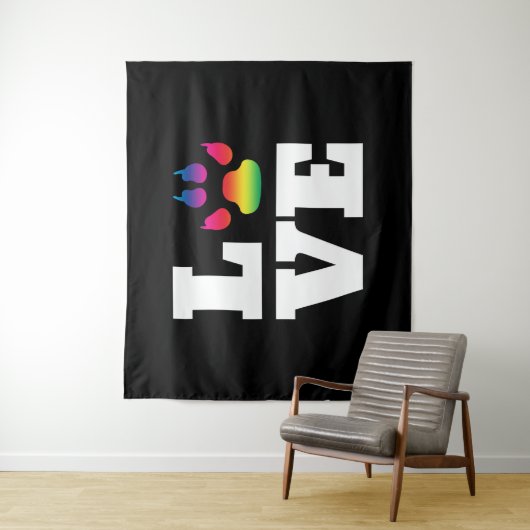 Regenboogpag Wandkleed (In situ)