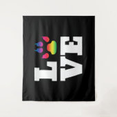 Regenboogpag Wandkleed (Voorkant)