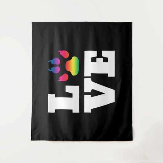 Regenboogpag Wandkleed (Voorkant)