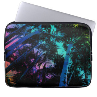 Regenboogpalmbomen Laptop Sleeve