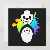 regenboogpanda splatz kaart (Voorkant)