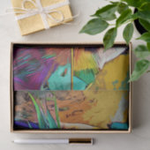 Regenboogpanda Weefselpapier Tissuepapier (Geschenk)