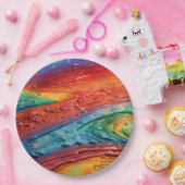 REGENBOOGPAPIER BORD (Feest)
