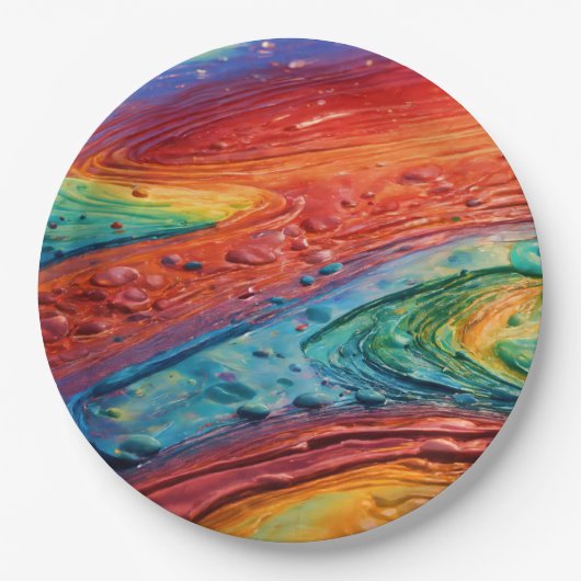 REGENBOOGPAPIER BORD (Voorkant)