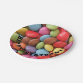 regenboogpapier borden voor snoep papieren bordje (Gekanteld)