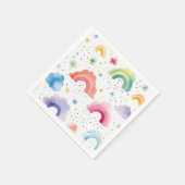 Regenboogpapier Servet (Hoek)