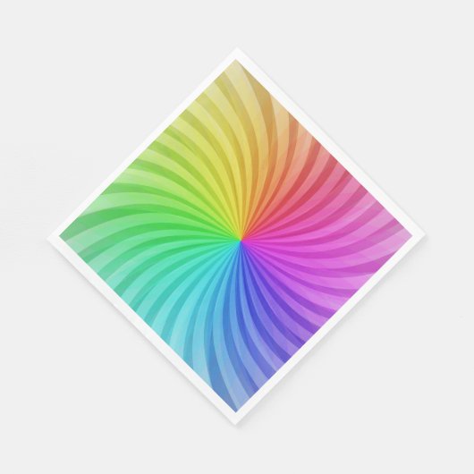 Regenboogpapier servetten. servet (Hoek)