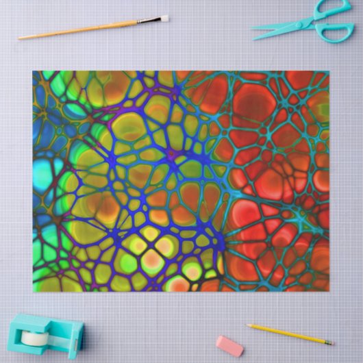 regenboogpapier tissuepapier (Craft)