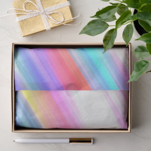 regenboogpapier voor abstract weefsel tissuepapier (Geschenk)