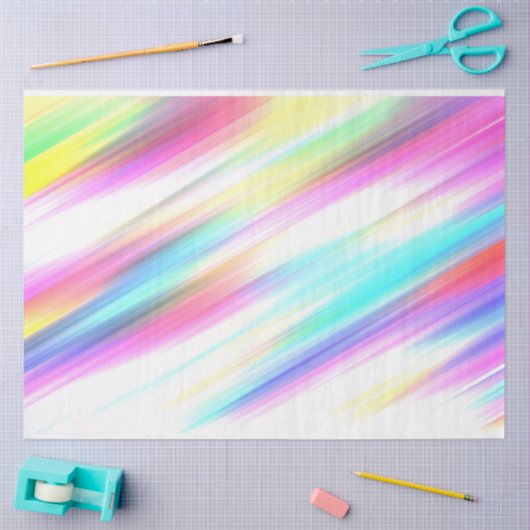 regenboogpapier voor abstract weefsel tissuepapier (Craft)