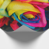 Regenboogpapier voor Rozen Cadeaupapier (Hoek)