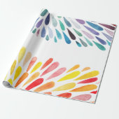 Regenboogpapier voor Waterverf Cadeaupapier (Uitgerold)