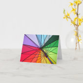 regenboogparaplu kaart (Gele Bloem)