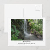 Regenboogpark Waterval Briefkaart (Voorkant / Achterkant)