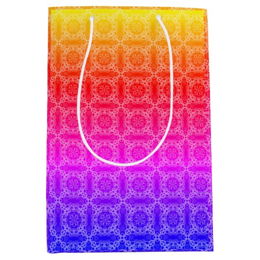 Regenboogpasta Medium Cadeauzakje (Voorkant)