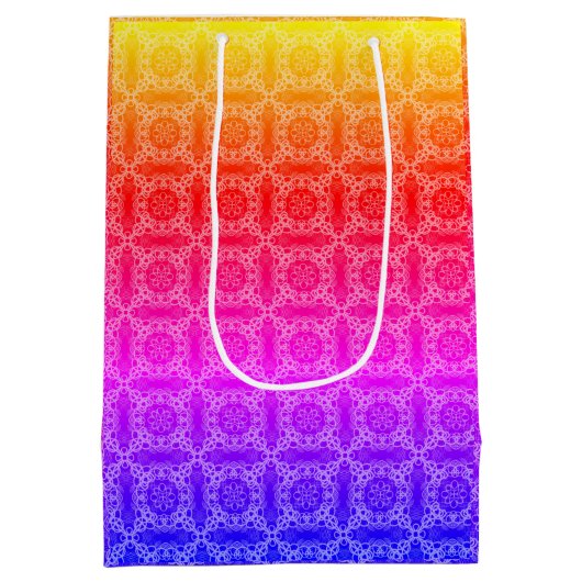 Regenboogpasta Medium Cadeauzakje (Achterkant)