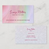  regenboogpasta-Visitekaartjes Visitekaartje (Voorkant / Achterkant)