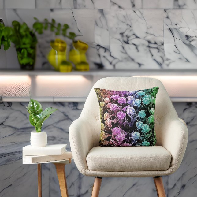 Regenboogpasta's Kussen (Creator heeft geüpload)