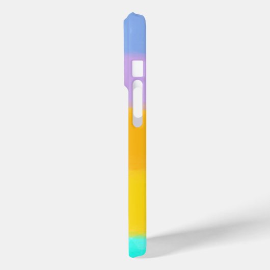 Regenboogpasta's | Monogram Initiaal Case-Mate iPhone Case (Achterkant / Links)