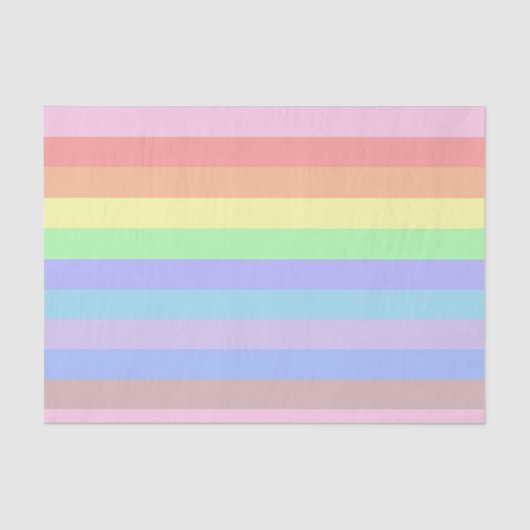 Regenboogpasta's Tissuepapier (Voorkant)