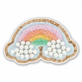 Regenboogpatch Sticker (Voorkant)