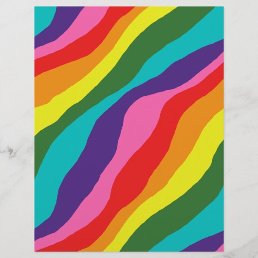 Regenboogpatronen Flyer (Voorkant)