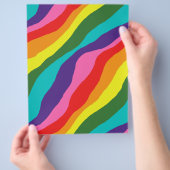 Regenboogpatronen Flyer (Hand)