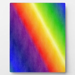 Regenboogpatronen Fotoplaat
