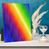 Regenboogpatronen Fotoplaat (Zijkant)