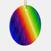 Regenboogpatronen Keramisch Ornament (Rechts)