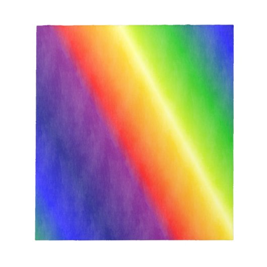 Regenboogpatronen Notitieblok (Voorkant)