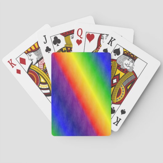 Regenboogpatronen Speelkaarten (Achterkant)