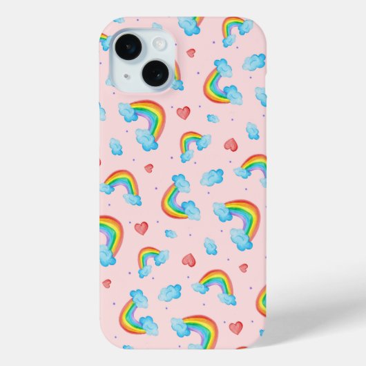 Regenboogpatroon Case-Mate iPhone Case (Achterkant)