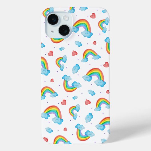 Regenboogpatroon Case-Mate iPhone Case (Achterkant)
