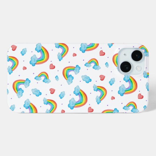Regenboogpatroon Case-Mate iPhone Case (Achterkant (horizontaal))