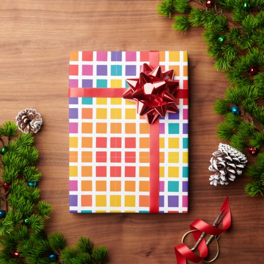 Regenboogpatroon Grafisch Cadeaupapier (Feestdagen Geschenken)