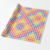 Regenboogpatroon Grafisch Cadeaupapier (Uitgerold)