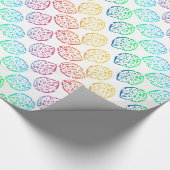 Regenboogpatroon Grafisch Cadeaupapier (Hoek)