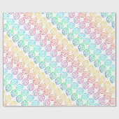 Regenboogpatroon Grafisch Cadeaupapier (Vlak)