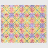 Regenboogpatroon Grafisch Cadeaupapier (Vlak)