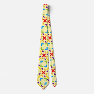Regenboogpatroon grafisch patroon  stropdas