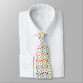 Regenboogpatroon grafisch patroon stropdas (Gebonden)
