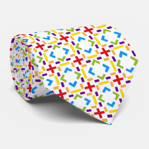 Regenboogpatroon grafisch patroon  stropdas