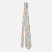 Regenboogpatroon grafisch patroon stropdas (Achterkant)
