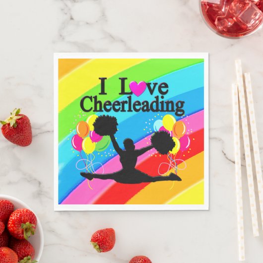 REGENBOOGPATROON IK HOU VAN CHEERLEADER PAPIEREN S SERVET (Insitu)