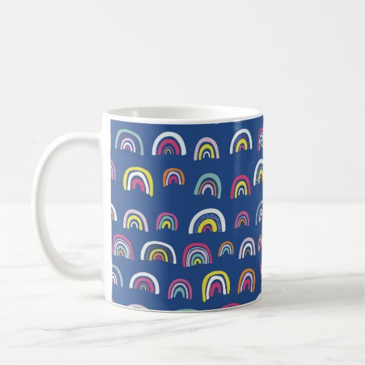 Regenboogpatroon Koffiemok (Links)