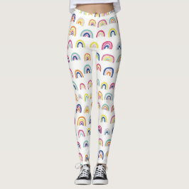 Regenboogpatroon Leggings