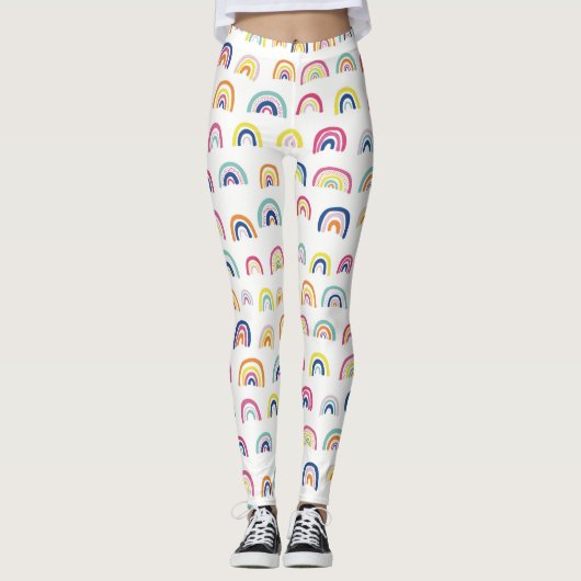 Regenboogpatroon Leggings (Voorkant)
