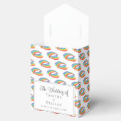  regenboogpatroon LGBT bruiloft Paarse boog Bedankdoosjes (Geopend)